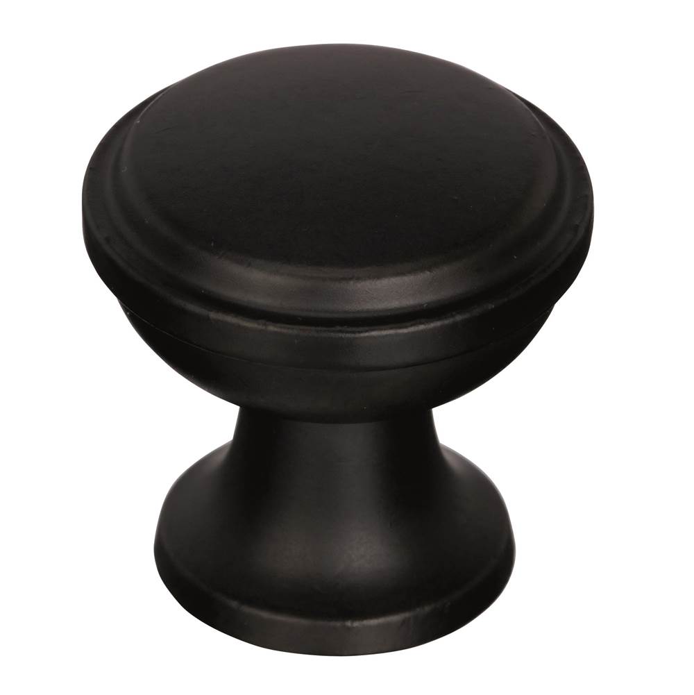 Amerock Westerly 1-3/16 in (30 mm) Diameter Black Bronze Cabinet Knob