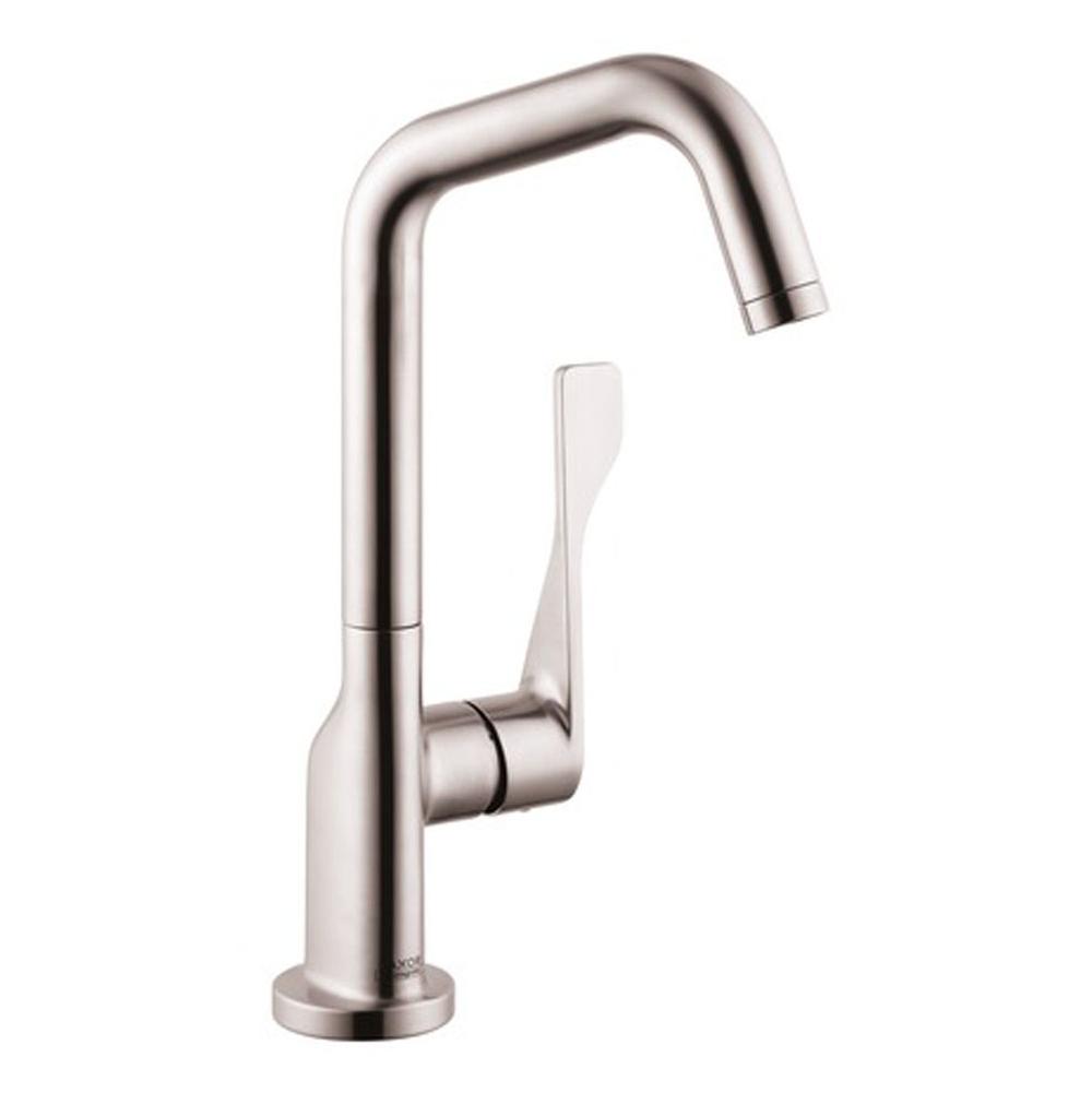 Axor Citterio Bar Faucet, 1.5 GPM in Steel Optic