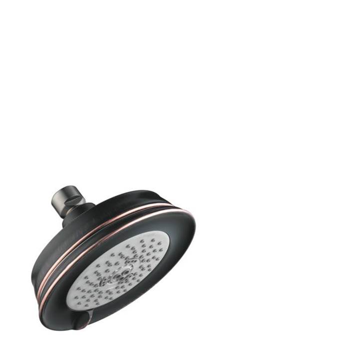 Hansgrohe Croma 100 Classic Showerhead 3-Jet, 2.5 GPM in Rubbed Bronze