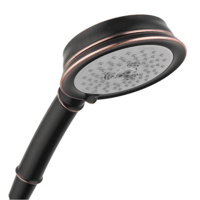Hansgrohe Croma 100 Classic Handshower 3-Jet, 2.5 GPM in Rubbed Bronze