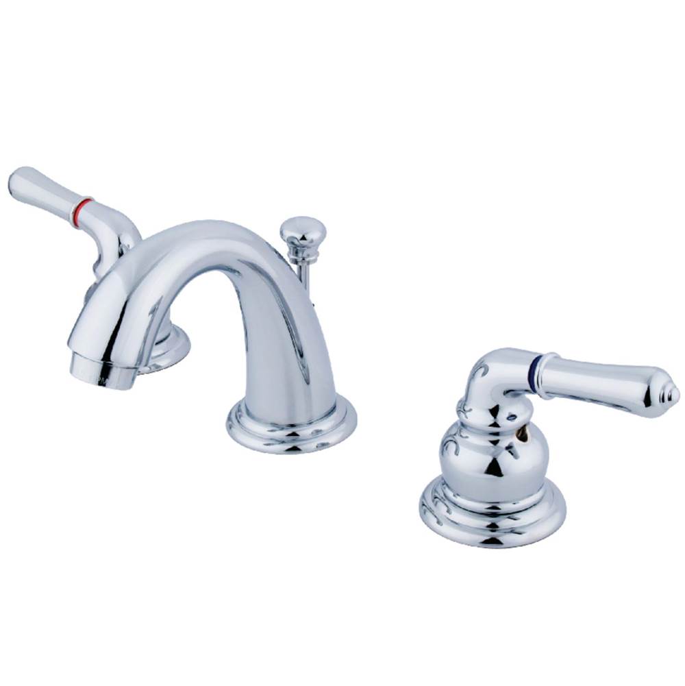 Kingston Brass Magellan Widespread Bathroom Faucet, Polished Chrome