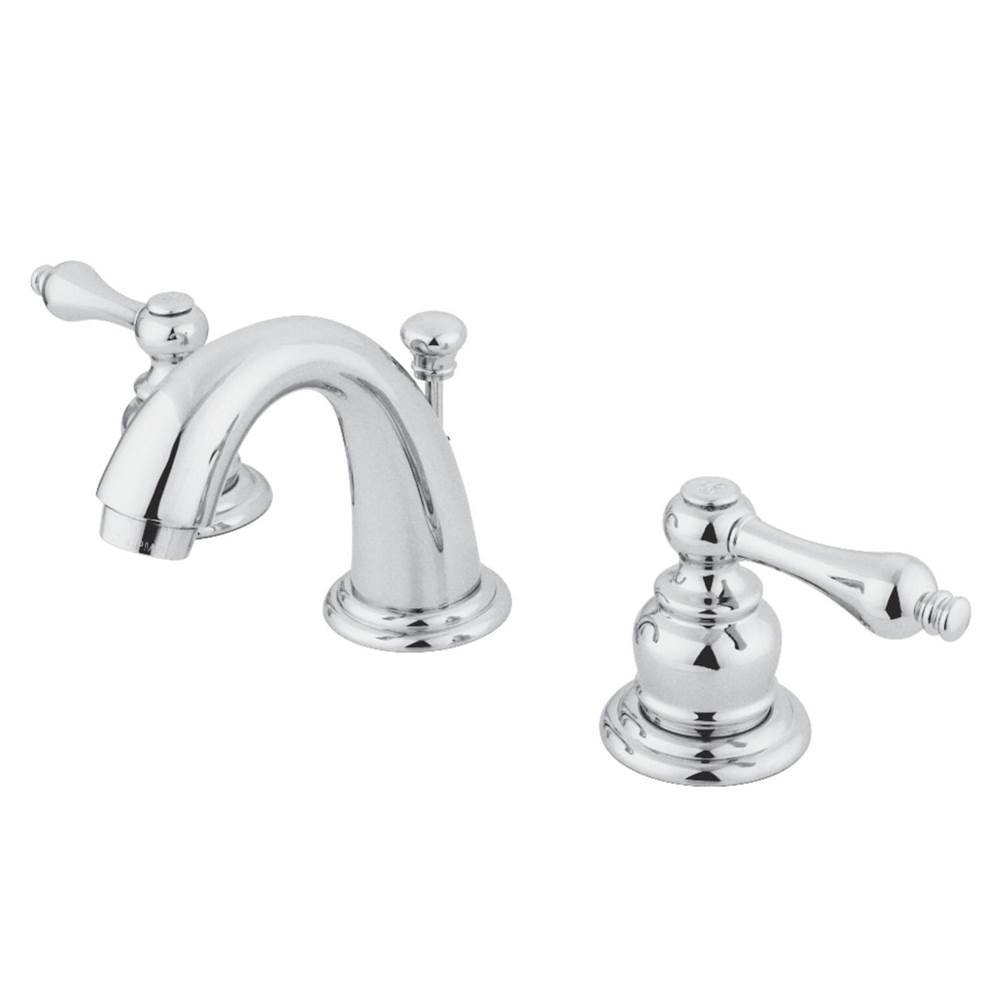 Kingston Brass English Country Widespread Bathroom Faucet, Polished Chrome