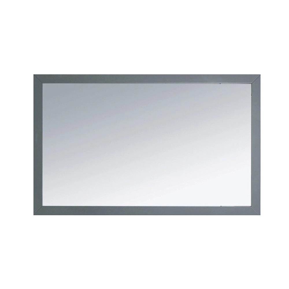 LAVIVA Fully Framed 48'' Maple Grey Mirror