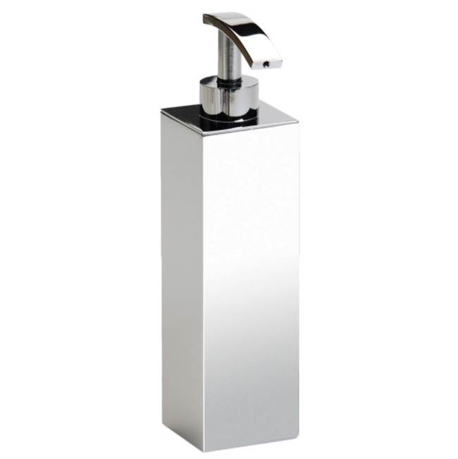 Nameeks Wall Mounted Tall Square Brass Soap Dispenser