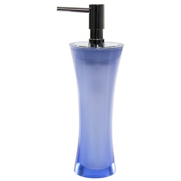 Nameeks Free Standing Soap Dispenser Made From Thermoplastic Resins in Blue Finish