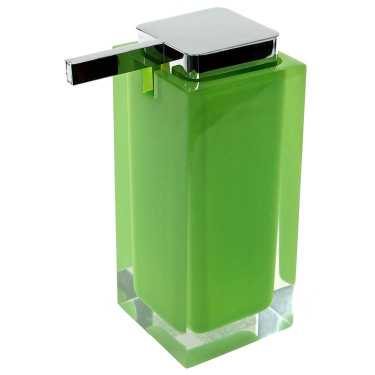 Nameeks Square Acid Green Countertop Soap Dispenser