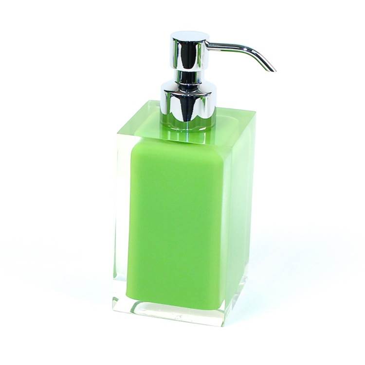 Nameeks Square Acid Green Countertop Soap Dispenser