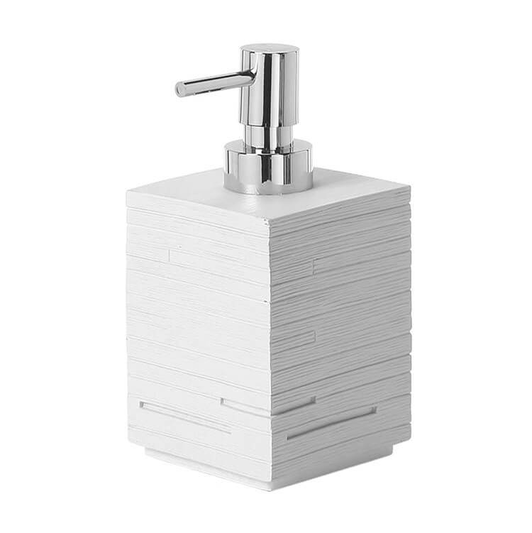 Nameeks Square White Soap Dispenser Made From Thermoplastic Resin