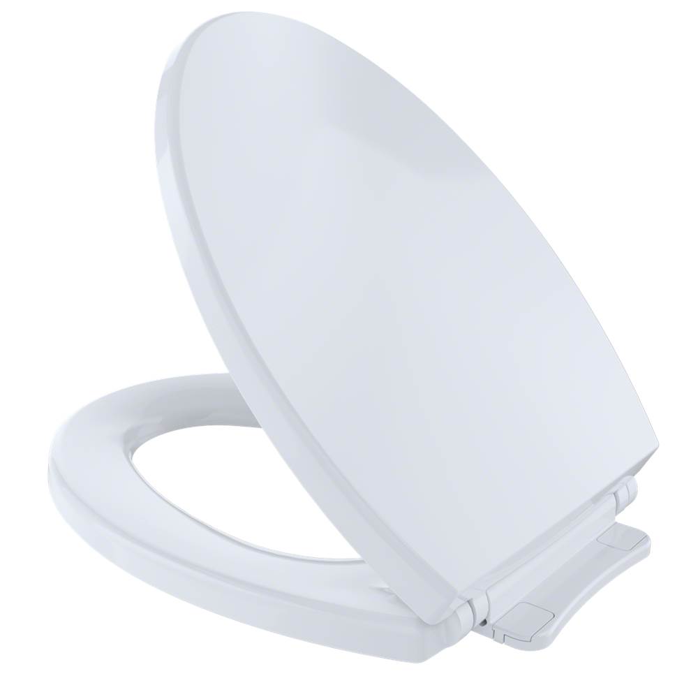 TOTO Toto® Softclose® Non Slamming, Slow Close Elongated Toilet Seat And Lid, Cotton White