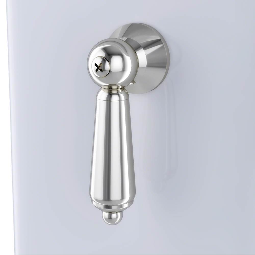 TOTO Trip Lever (Side Mount) - Polished Nickel For Carrollton, Dartmouth, Promenade, Whitney Toilet Tank