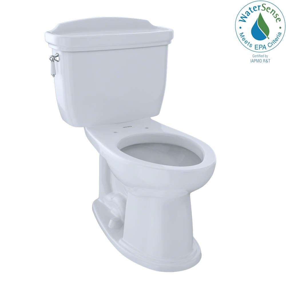 TOTO Toto® Eco Dartmouth® Two-Piece Elongated 1.28 Gpf Universal Height Toilet, Cotton White
