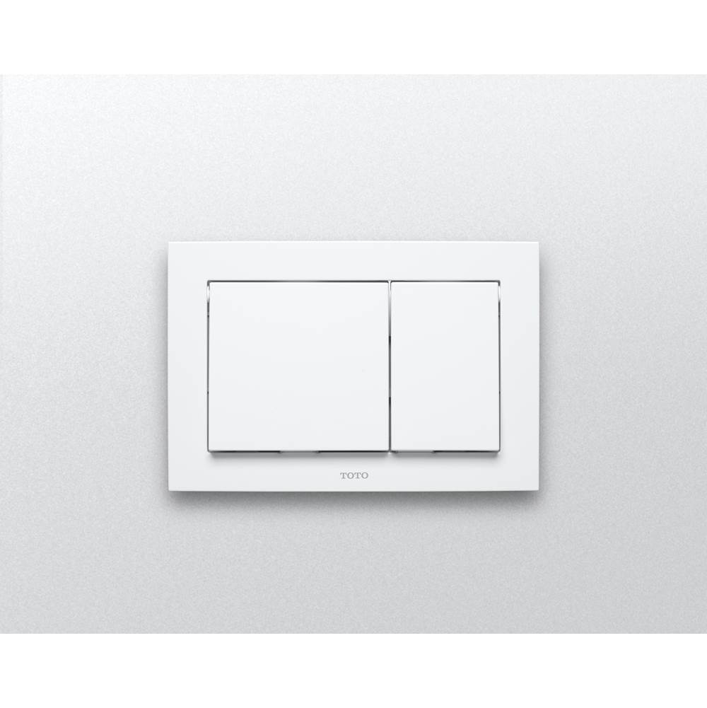 TOTO Push Plate - Rectangle White Plastic For In Wall Tank System